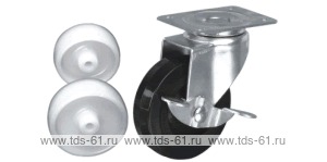 Колесо поворотное с площадкой Lema CE2-TPA-65-55-C3